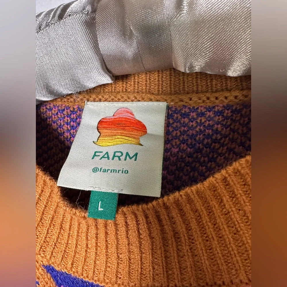 Farm Rio Leopard Pop Sweater - Picture 4 of 6